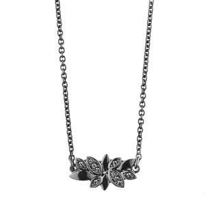 Dyrberg/Kern Ubonia Swarovski crystal flower necklace